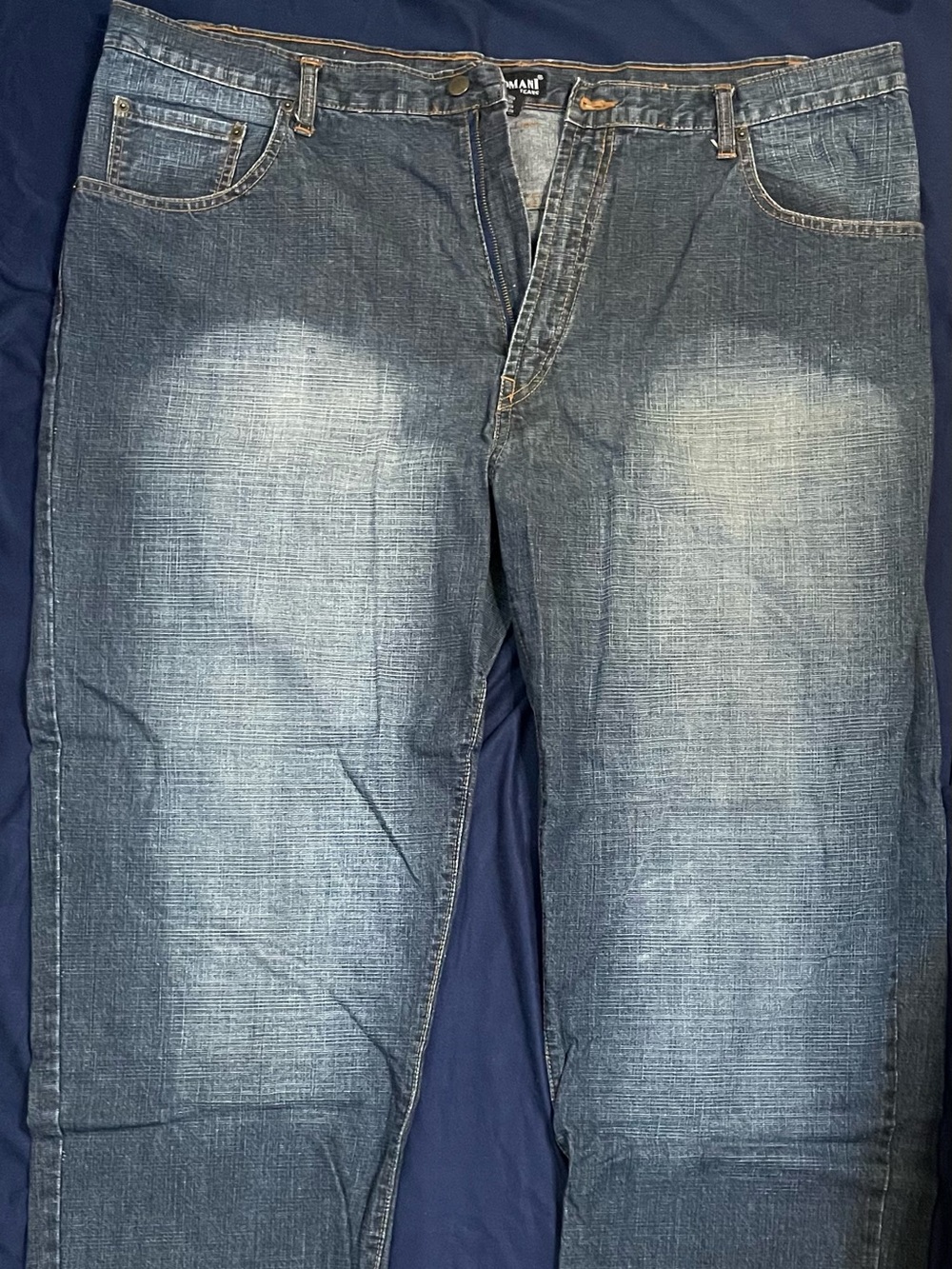 Men's Vintage Y2K Eddie Domani Baggy Denim Jeans – Size 46x30